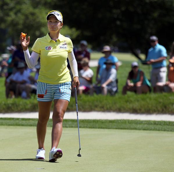 Chella Choi shot a 6-under 64 on Saturday at the U.S. Women's Open at Lancaster Country Club. (Chris Knight photo)